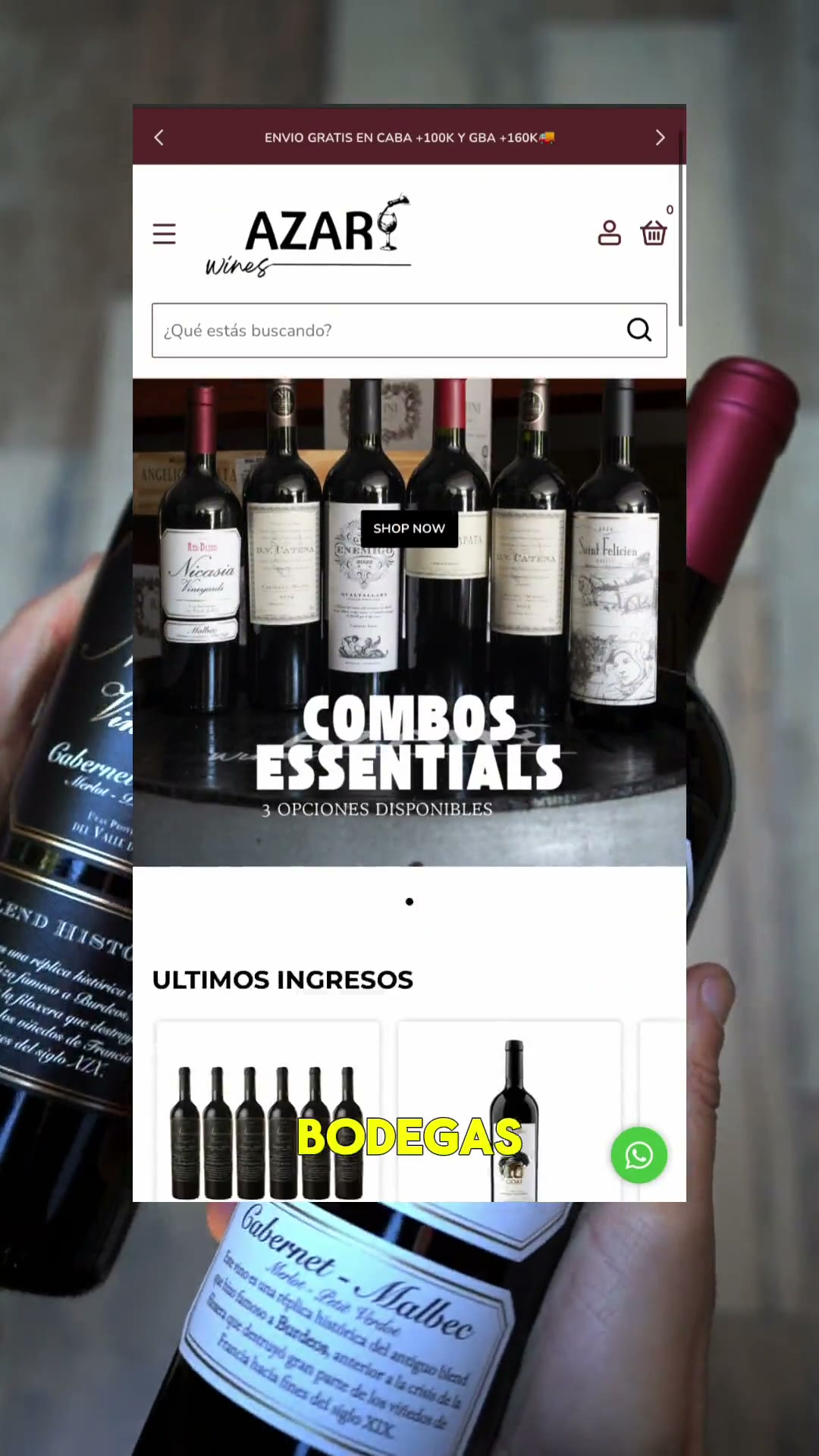 Mayorista de Bebidas — video UGC de Bebidas